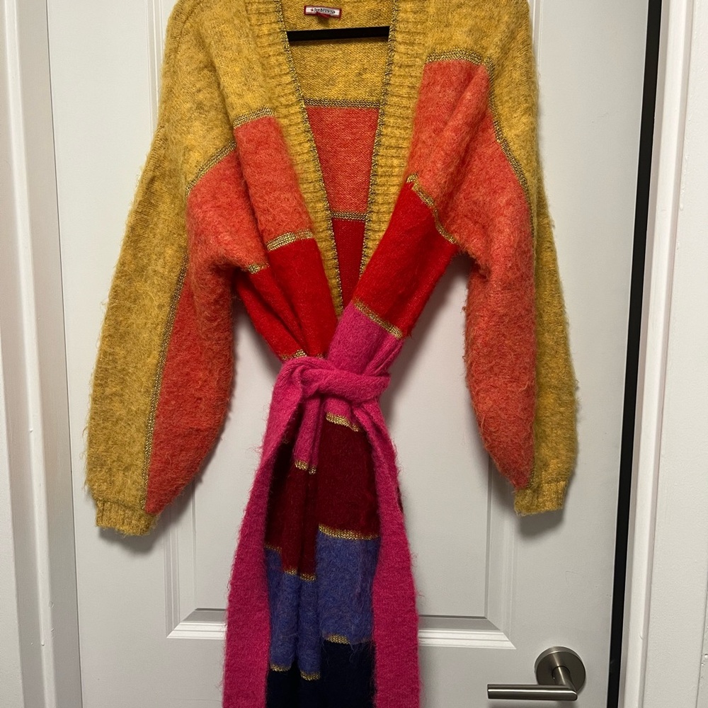 Joe Browns Rainbow Stripe Cardigan 🌈 US 10